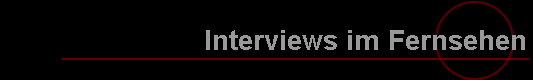 Interviews im Fernsehen